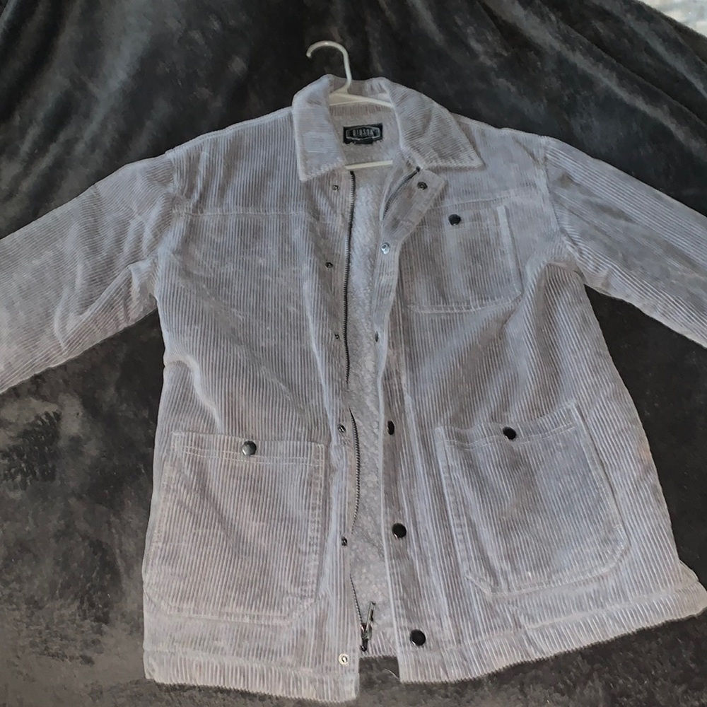 Corduroy button up.